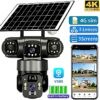 UBox 3-Lens Solar Security Camera